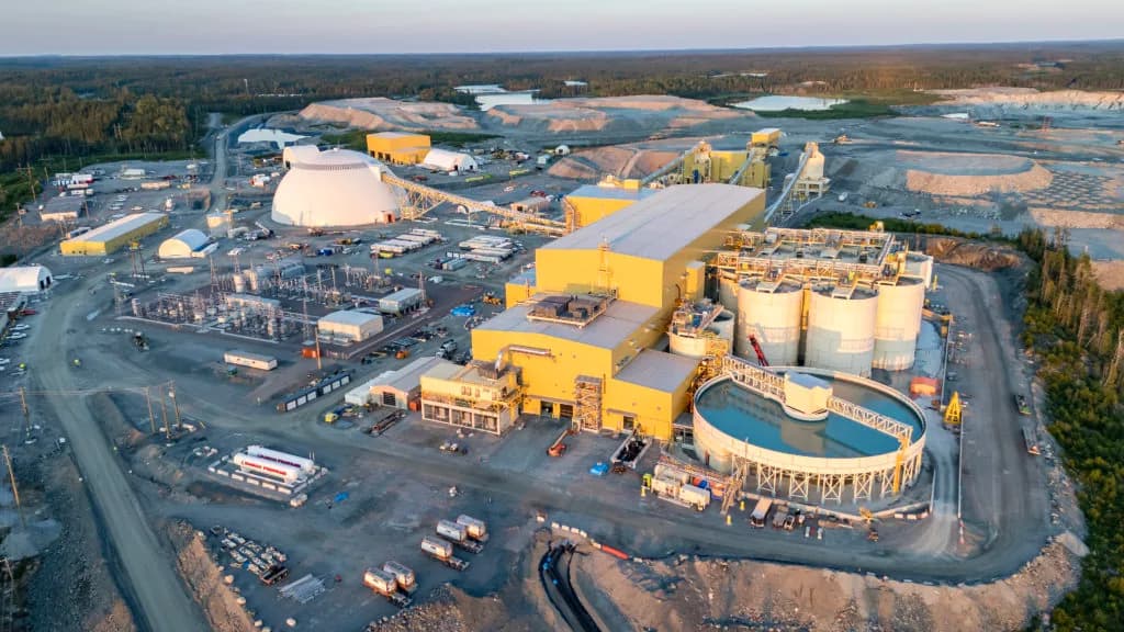 Open-pit gold mine